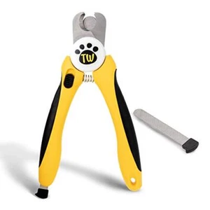 Professional-Grade Dog Nail Clippers by Thunderpaws with Protective Guard Lock