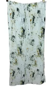 Falda Primark Plisada Midi Talla 6 Abstracta Cintura Elástica Coqueta Lateral Plisada Nueva - Imagen 1 de 5
