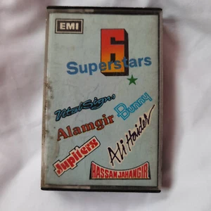 VARIOUS 6 SUPERSTARS EMI AUDIO TAPE CASSETTE VERY RARE SAME DAY DISPATCH - Picture 1 of 5