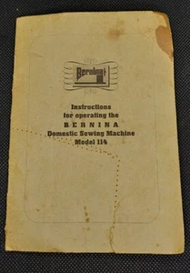 Bernina Model 114 manual - Picture 1 of 6