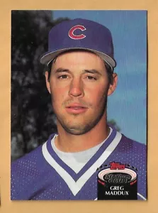 GREG MADDUX CHICAGO CUBS #665 - TOPPS STADIUM CLUB NM-MT 1992 - Bild 1 von 2