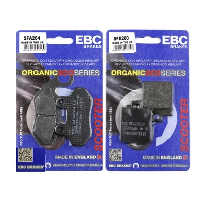 Se adapta a las pastillas de freno de disco delanteras y traseras orgánicas SYM Symphony 125SR 2010 -2021 EBC *2 Foto 1 de 2