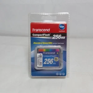 Transcend 256MB 80x Speed Compact Flash Card (TS256MCF80) - Picture 1 of 2