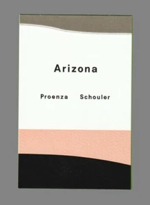 Carte publicitaire - advertising card - Arizona Provenza Schouler - Picture 1 of 1