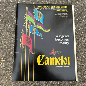 American Leisure Corp Camelot Hotel/Casino Annual Report 1981 Merv Griffin - Picture 1 of 5