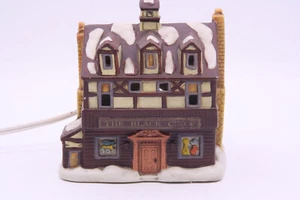 Charles Wysocki Americana Celebration 1988 Ceramic Lighted Black Crow Pub Schmid - Picture 1 of 7