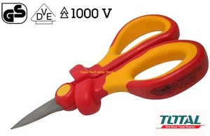 TOTAL Profi Industrial VDE Elektrikerschere 160MM, 1000 V, VDE, GS Certification - Bild 1 von 4