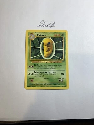 Pokemon TCG: Kakuna, Base Set Unlimited - Image 1 of 4