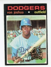 2020 Topps Heritage 1971 VON JOSHUA 50th Anniversary Stamped Buyback DODGERS