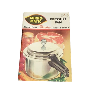Mid Century Mirro-Matic Pressure Pan Cooker Directions Recipe Booklet 1954 - Picture 1 of 1