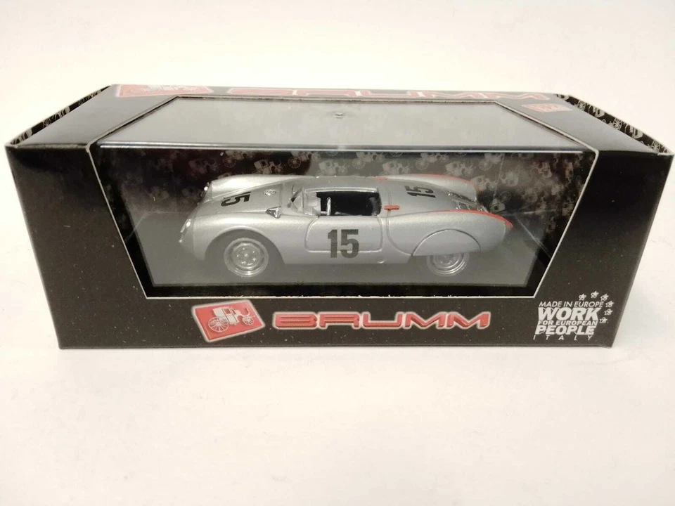 Gw Jm2121519 Brumm R327 Porsche 550rs Avus 1955 1/43