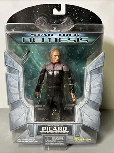 Star Trek Nemesis Captain Jean-Luc Picard Art Asylum Figure NIP - Picture 1 of 6