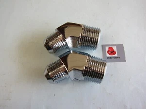 Lowrider Hydraulics 3/4"male to #10 jic 45 ̊ elbows, for super fat cylinder, hop - Bild 1 von 8