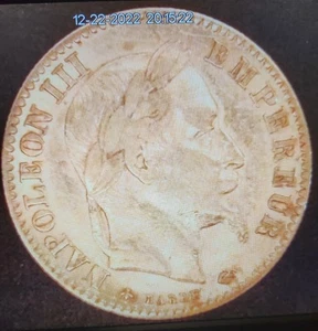 1866 A 10 FRANCS GOLD - Picture 1 of 8