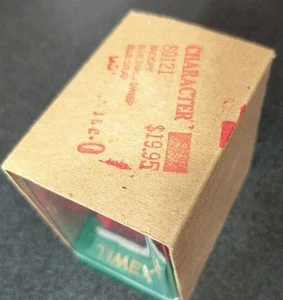 1958 Vintage Timex Peanuts Snoopy Blue Watch Band RARE Packaging Box With Cover - Picture 1 of 9