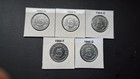 3.Reich 5 Pfennig Zink 1944 A,D,E,F,G  Komplett