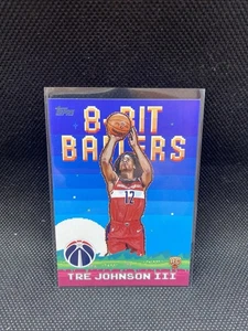 2025-26 Topps Basketball - Tre Johnson III 8-Bit Ballers (RC) #8B-63 Wizards - Picture 1 of 2