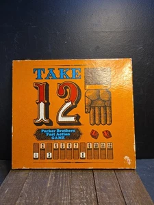 Vintage Take 12 Zahlen Würfelspiel Parker Brothers Nr. 108 mit Box 1965 - Bild 1 von 3