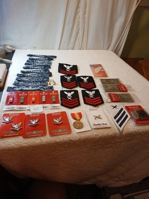 Lot Of 32 Patches And MetalsBrand New Patches And Metals .Commander 4 Patches  - Image 1 of 4
