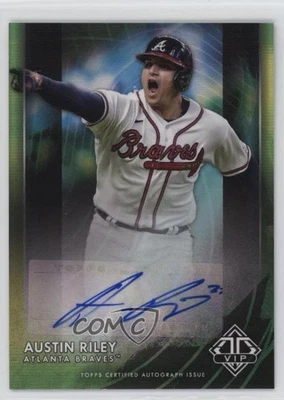 2022 Topps Transcendent Collection VIP Party Auto /20 Austin Riley #VIP-AU Auto - Image 1 of 2