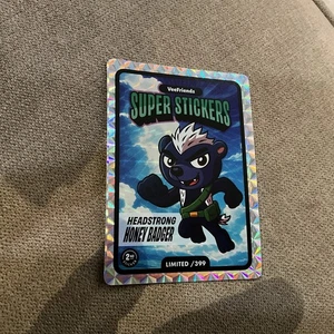 2025 Veefriends Super Stickers Manga Honey Badger /399 Rare - Picture 1 of 2