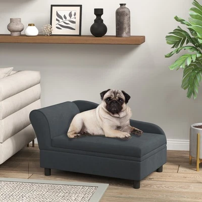 Luxury Small Dog Bed Couch W/ Storage, Little Dog Sofa - Image 1 of 4