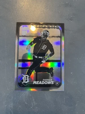 2024 Topps Chrome - Parker Meadows #271 Negative Refractor (RC) - Image 1 of 2