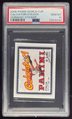 Pegatina Calciatori Copa Mundial Alemania 2006 Panini PSA 10 Foto 1 de 2