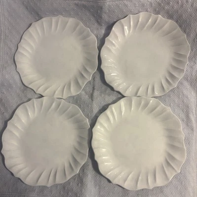 "Juego de 4 platos de cena VIETRI Italia con volantes incanto loza 11,5""" Foto 1 de 4