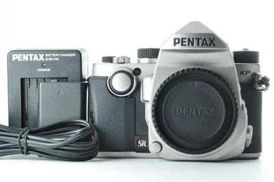 [N-Mint] PENTAX KP Silver Body 24.3MP Ultra-Compact Weatherproof DSLR From Japan - Image 1 of 4
