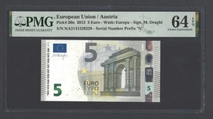 European Union/ Austria 5 Euro 2013 P20n Uncirculated Grade 64 - Picture 1 of 2