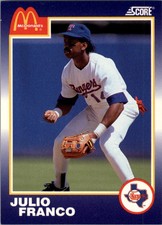 1990 Score McDonald's Baseball Card Pick