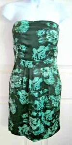 Banana Republic kleines Blumenkleid trägerlos Abendkleid formell Größe 8 neu mit Etikett - Bild 1 von 5
