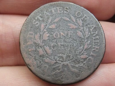 1796 Flowing Hair Liberty Cap Large Cent Penny- About Good Details - Image 1 of 4