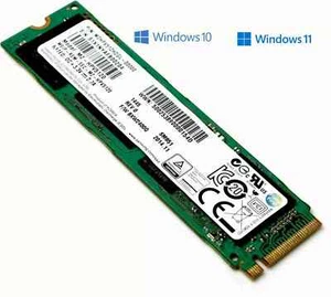 M.2 NVMe SSD 128GB 256GB 512GB 1TB Single Notch with Windows 10 or 11 Installed - Picture 1 of 6