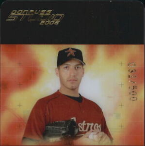 2005 Studio Stars Gold Houston Astros Baseball Card #18 Andy Pettitte /500