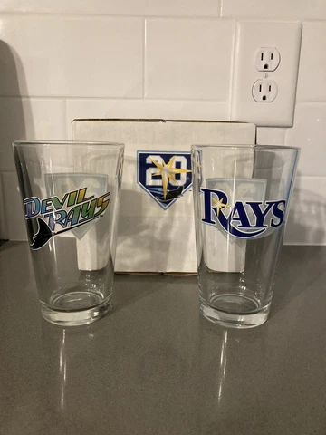 Tampa Bay Rays 20th Anniversary Collector Glasses Cover