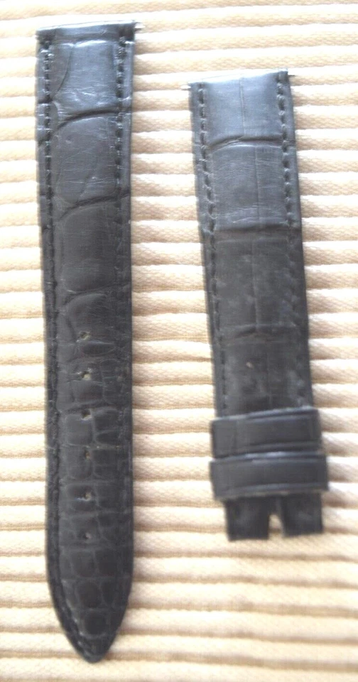 Auténtica correa de reloj Franck Muller cocodrilo 12-14 mm para dama amarilla, naranja, negra Foto 1 de 4