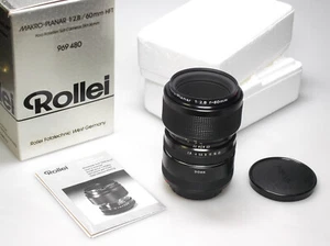 Rollei HFT Makro-Planar 60mm F2.8 + 30mm Ext. Rolleiflex QBM BOXED - NEU / NEW - Bild 1 von 2
