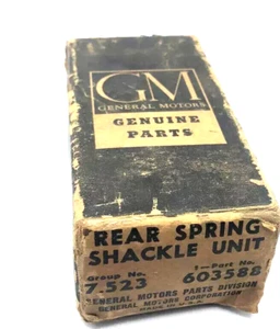 O.E. DELCO Spring Shackle Kit REAR #603588; For Various G.M. Vehicles, 1933-1954 - Picture 1 of 4