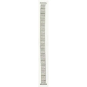Hadley-Roma Ladies 09-12mm Silver-Tone Stainless Steel Watch band HR2017658 - Picture 1 of 3
