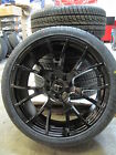 22 NEW JEEP GRAND CHEROKEE HELLCAT STYLE GLOSS BLACK WHEELS TIRES SET OF FOUR A Jeep Commander