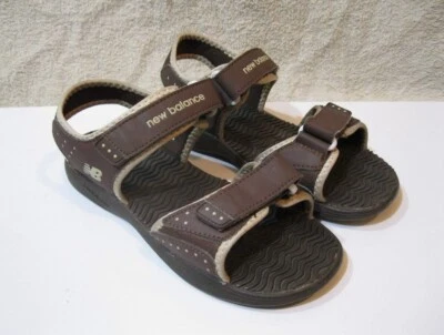 Sandalias New Balance Marrón Doble Correa Juvenil Talla 4Y Foto 1 de 4
