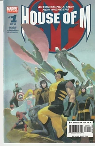 House of M #1,2,3,4,5,6,7,8 + Sketchbook Complete Set/Marvel Comics/Brian Bendis - Picture 1 of 10