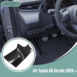 Real Carbon Driver Side AC Vent Lower Cover Trim For Toyota GR Corolla 2023-2025 - Picture 1 of 15