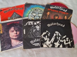 Motorhead 6 x 7" singles lot LOUIE/OVERKILL/NO CLASS/IRON FIST/ACE OF SPADES - Picture 1 of 7