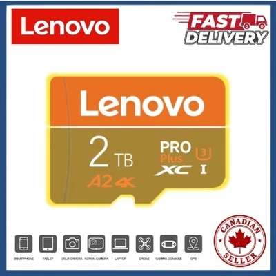 TF Memory Card  High Speed Micro SD Card 2TB 1TB 512GB 256GB A2 U3 V30 Laptop - Image 1 of 4