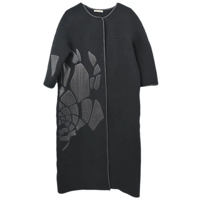 Bottega Veneta Collarless Coat Black 352210 VZW81 #40 144144 Foto 1 de 4