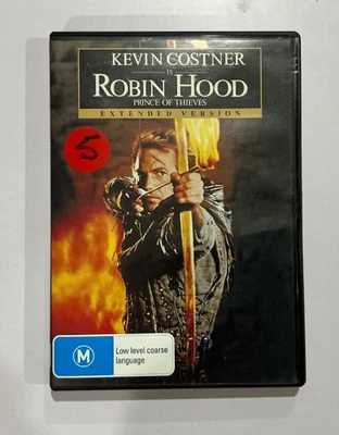 Robin Hood Prince Of Thieves - Extended Version - DVD - Free Shipping in Aus - Image 1 of 4