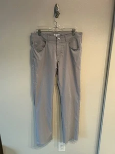 Peter Millar EB66 Chino Pants Gray Mens Size 33 33x32 - Picture 1 of 9